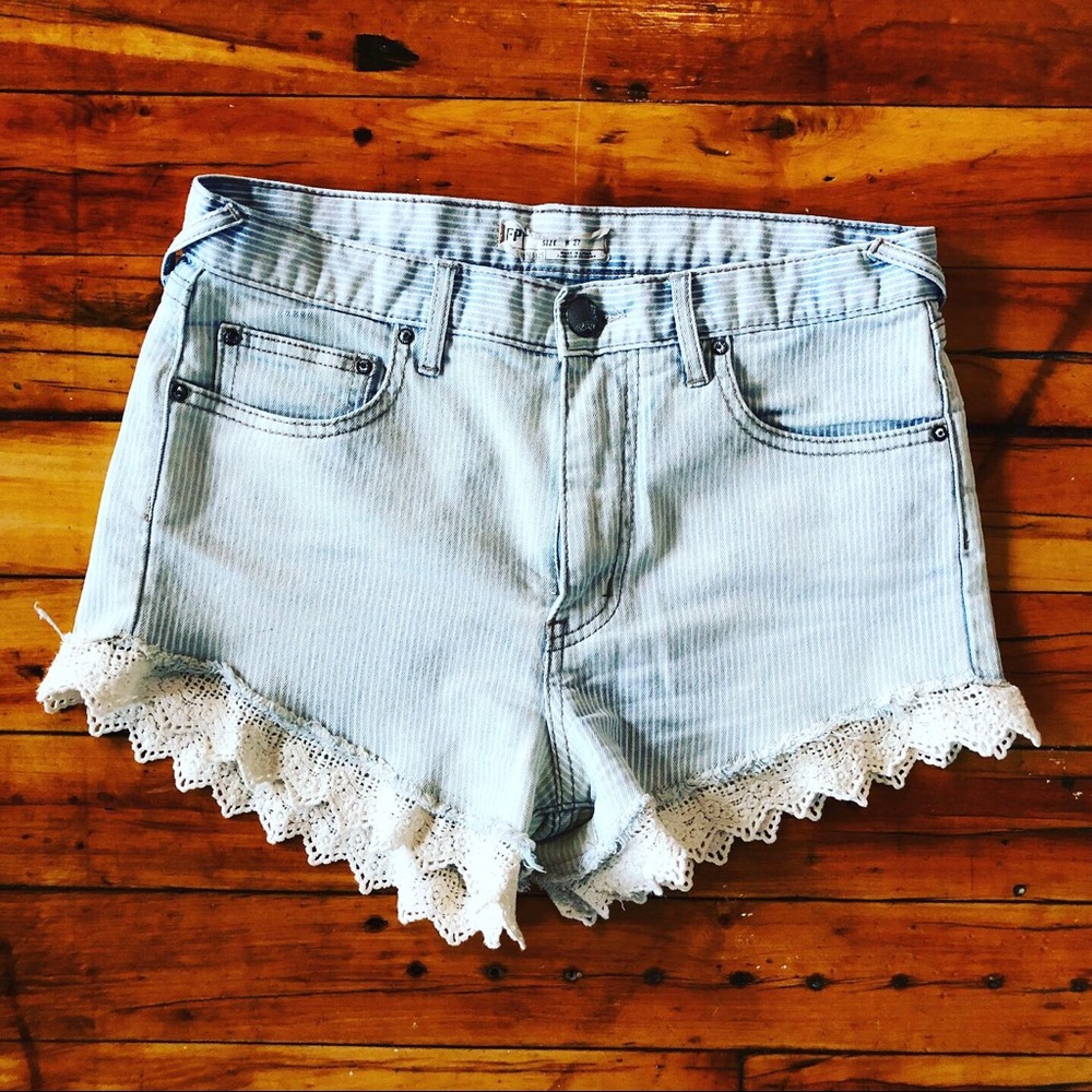 Free People Denim Shorts